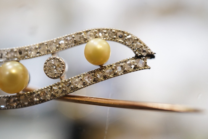 A diamond brooch, circa 1920